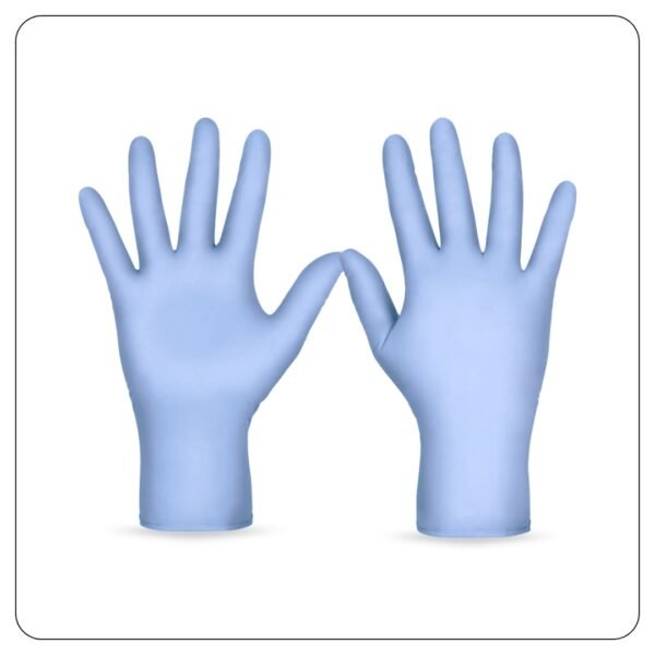 Gloves Nitrile Blue Pf / Medical Disposable Gloves / Size M / Everfit / Powder Free - Image 3