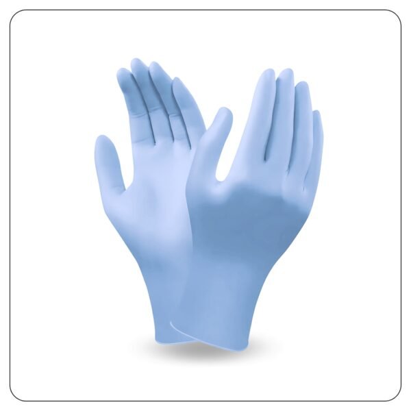 Gloves Nitrile Blue Pf / Medical Disposable Gloves / Size M / Everfit / Powder Free - Image 2