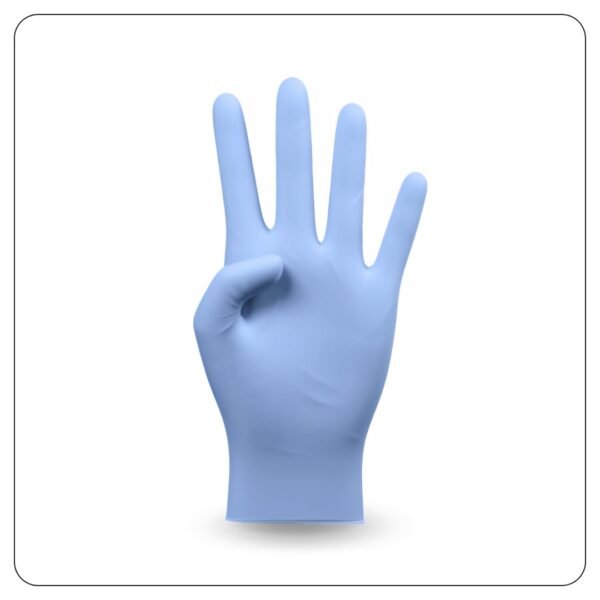 Gloves Nitrile Blue Pf / Medical Disposable Gloves / Size M / Everfit / Powder Free