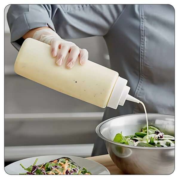 Clear Wide Mouth Squeeze 32 Oz - Image 4