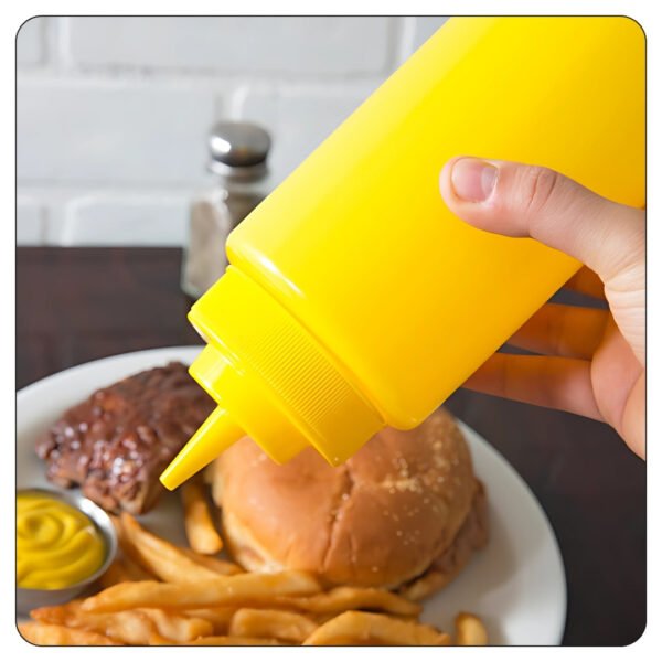 Yellow Wide Mouth Squeeze 32 Oz - Image 4