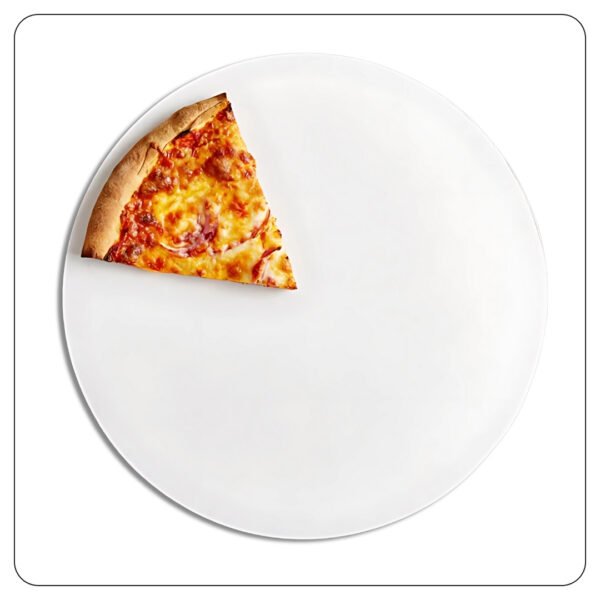 20″ White Corrugated Pizza Circle - Image 2