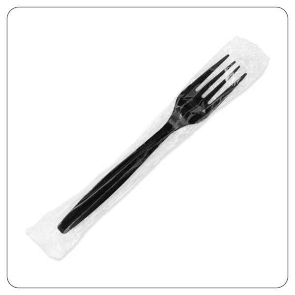 Black Forks Individual Wrapped Plastic