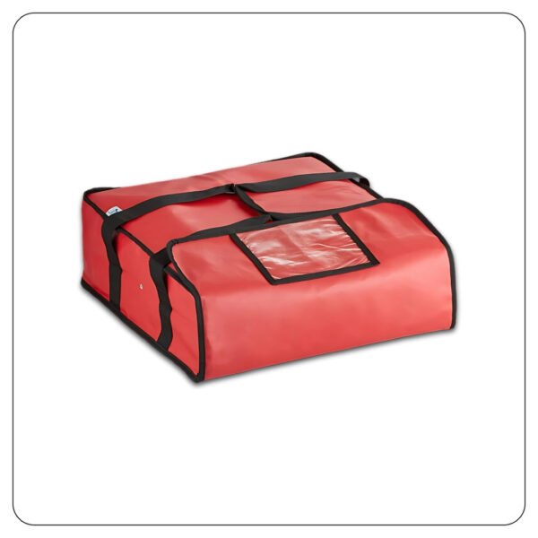 18x18x5 1/2 Red Insulated Pizza Delivery Bag