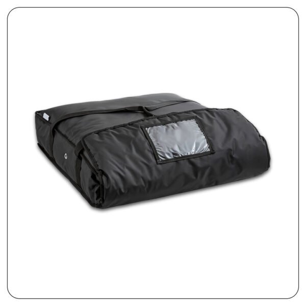 26 1/2 x 26 1/2 Black Insulated Pizza Delivery Bag