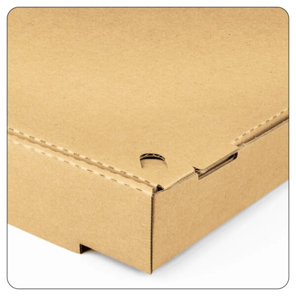 Kraft 12x12x2 Corrugated Plain Pizza Box Bulk - Image 3