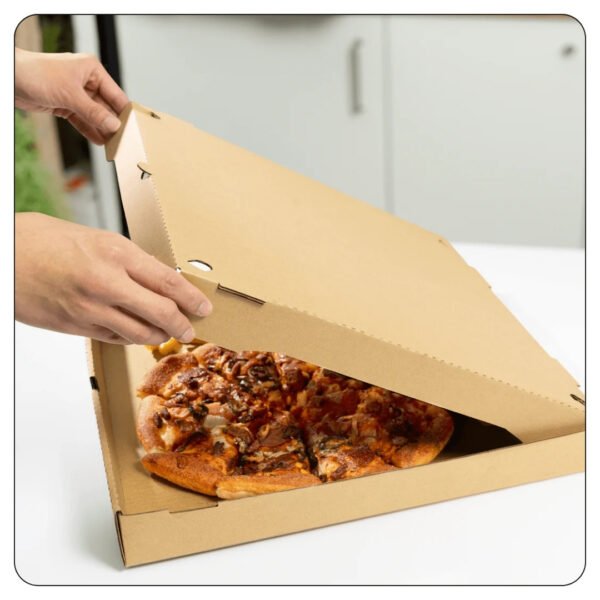 Kraft 16x16x2 Corrugated Plain Pizza Box Bulk - Image 4