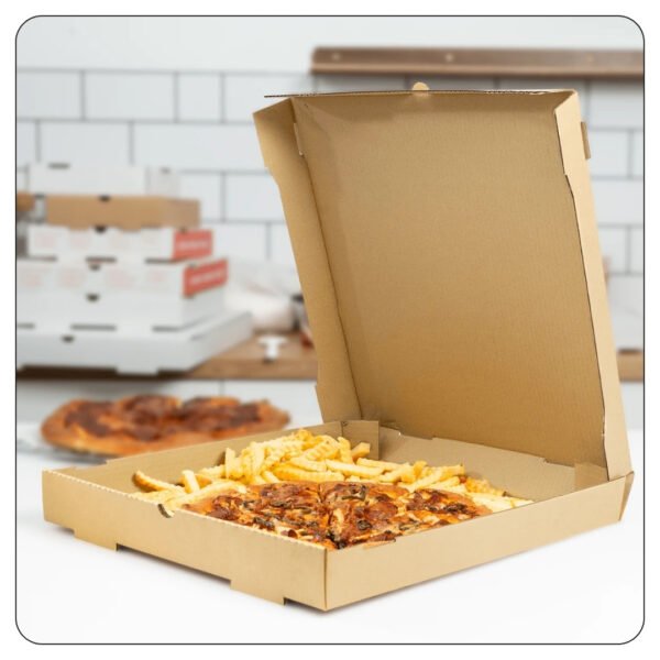 Kraft 16x16x2 Corrugated Plain Pizza Box Bulk - Image 5
