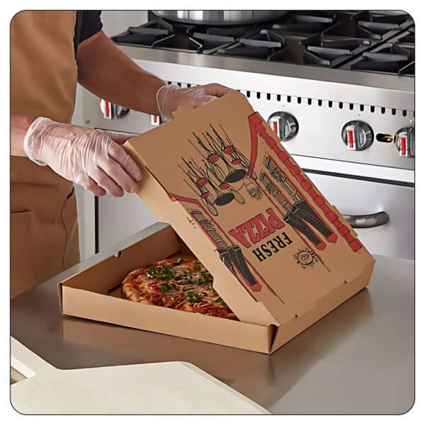 Kraft 12x12x2 Corrugated Pizza Box Bulk - Image 5