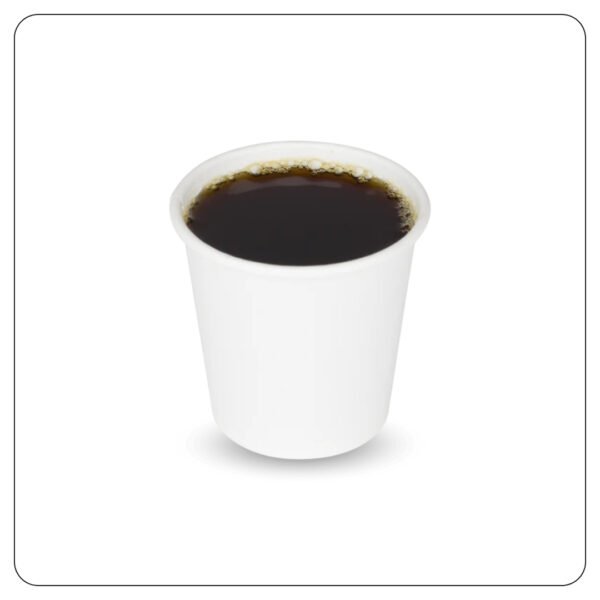 Paper Hot Cup 4oz White - Image 3