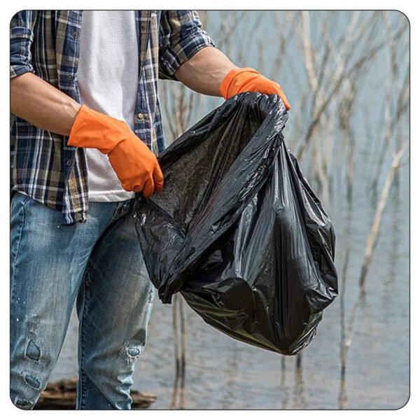 23 Gallon Trash Bag / Black Hdlpe / 'Slim Jim' - Image 4