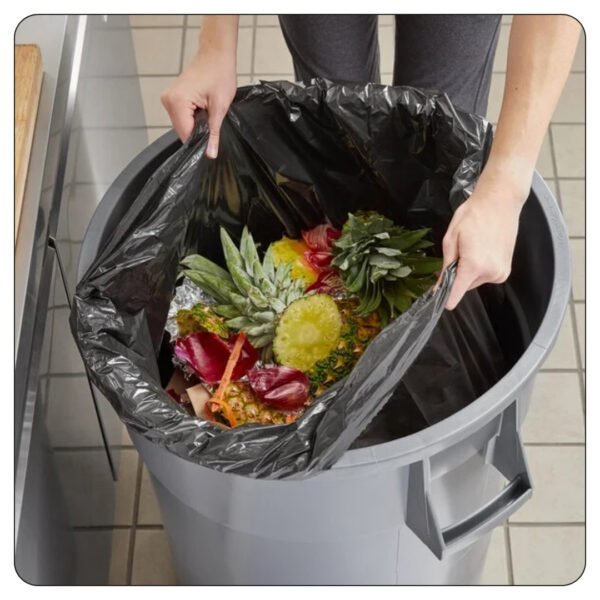 33 Gallons Trash Bag Black 33 Inch x 39 In / 100 Case / 1.5 M IL - Image 4