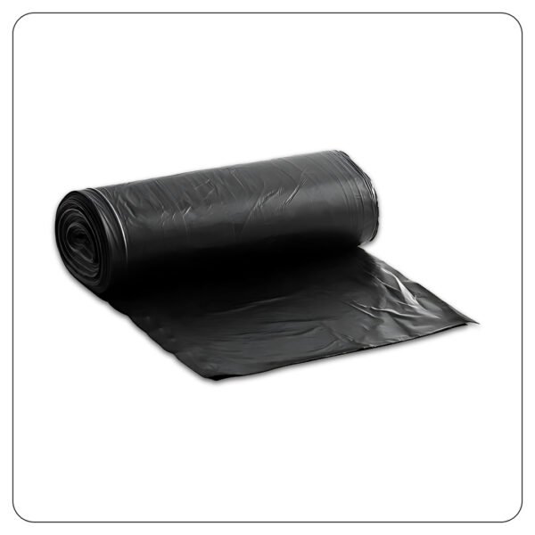 60 Gallon Trash Bag / Black Hdlpe / 'Slim Jim'