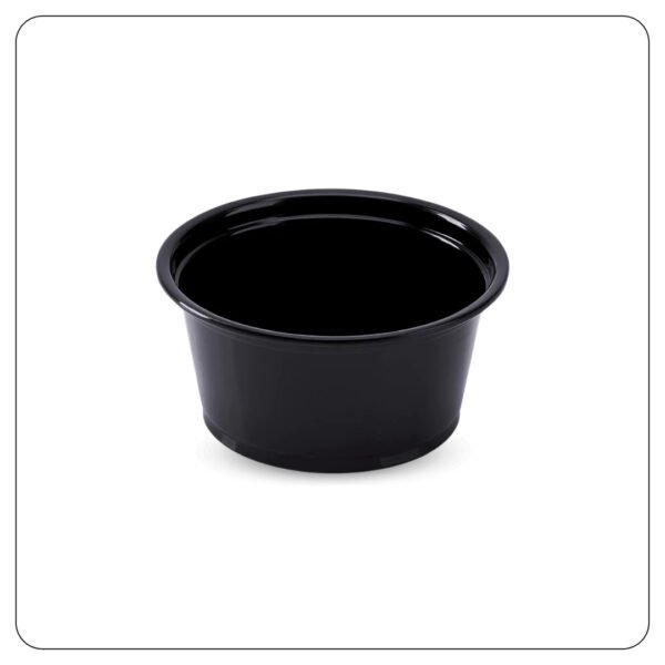 2 Oz Black Portion Cup
