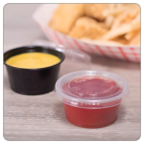 Fat Clear Lid 1 Oz / Portion Cup - Image 5