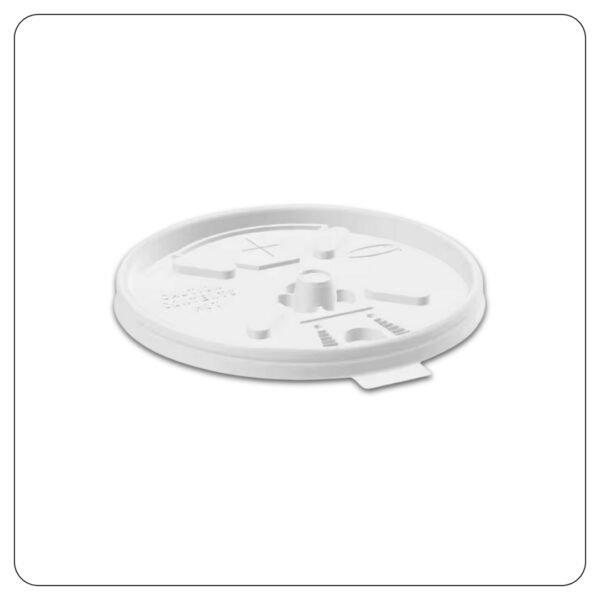 Lid with Straw Slot (16 Oz - 24 Oz) 16FTLS Translucent Lift'n'Lock