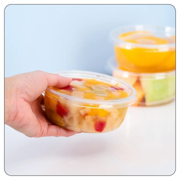 Deli Container Clear 12 Oz With Lid - Image 4