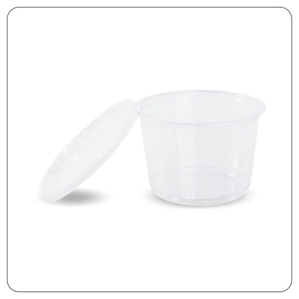 Soup Container 16 Oz Clear With Lids
