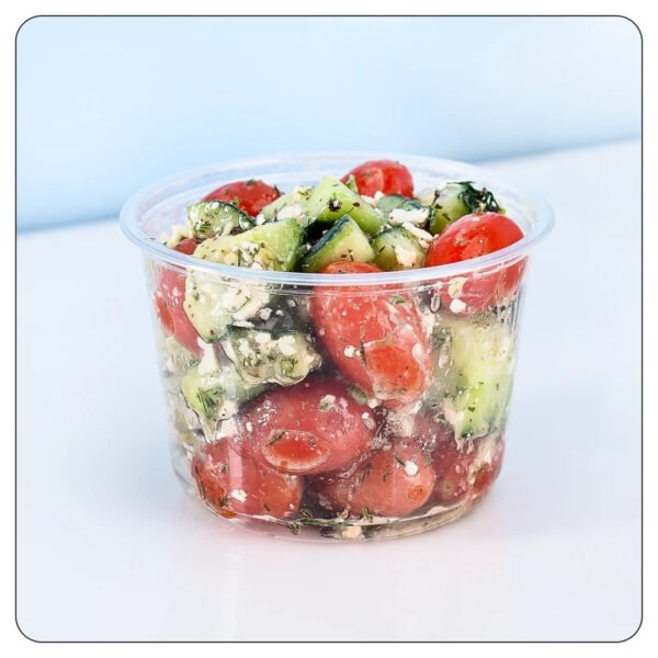 Soup Container 16 Oz Clear With Lids - Image 4