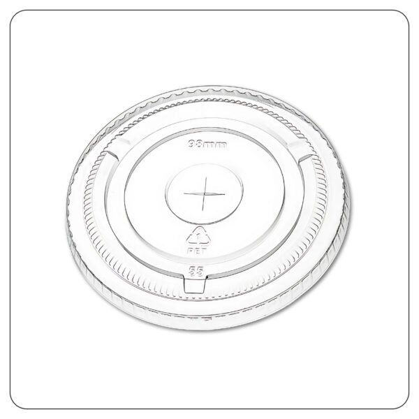 Flat Clear Slote Lid 98 Pet