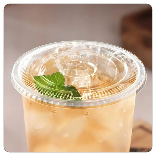 Flat Clear Slote Lid 107 Pet (32 Oz) - Image 5