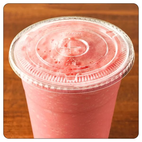 Flat Clear Slote Lid 107 Pet (32 Oz) - Image 4