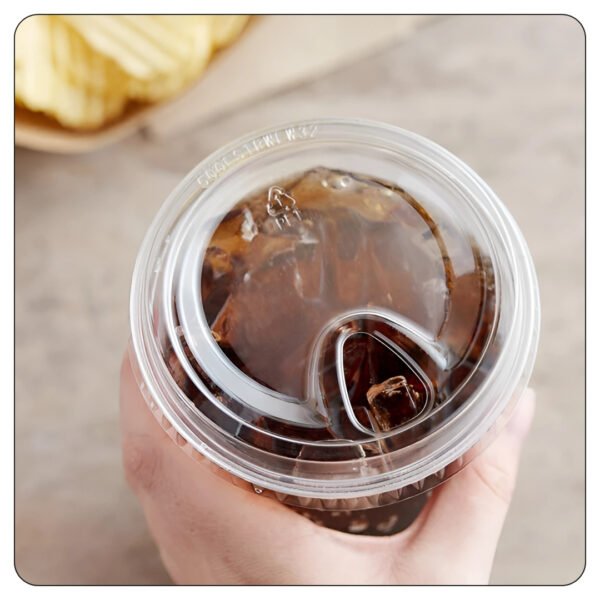 Clear Sip-Through Lid with Extra-Wide Opening - Image 5