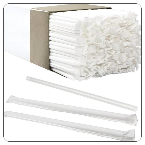 Giant Translucent Wrapped Straw 10" - Image 3
