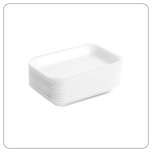 Meat Foam Tray White 2s - Image 3