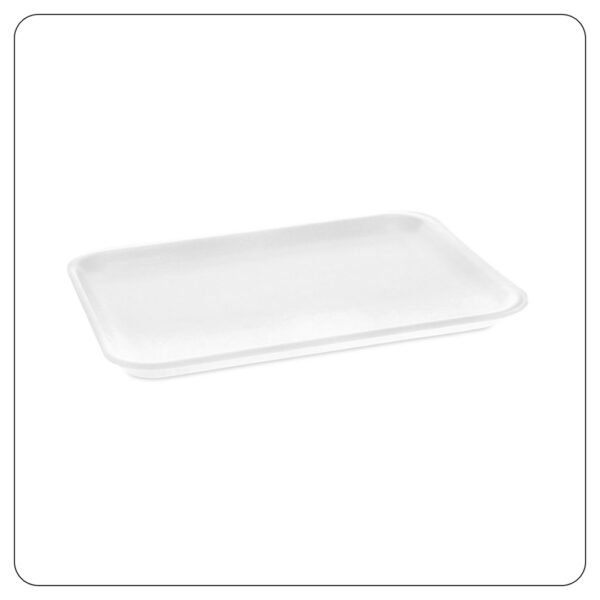 Meat Foam Tray White 25s - Image 3