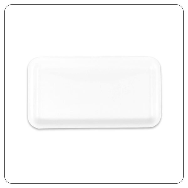 Meat Foam Tray White 25s - Image 2