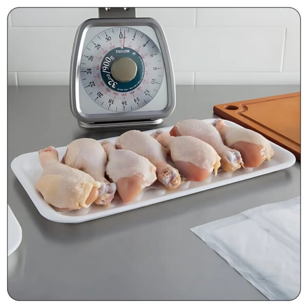 Meat Foam Tray White 25s - Image 5