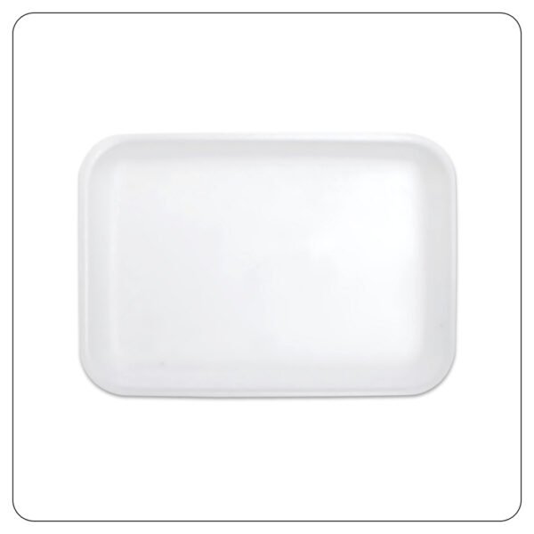 Meat Foam Tray White 4P - Image 2