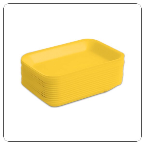 FOAM TRAY YELLOW 4P - Image 3