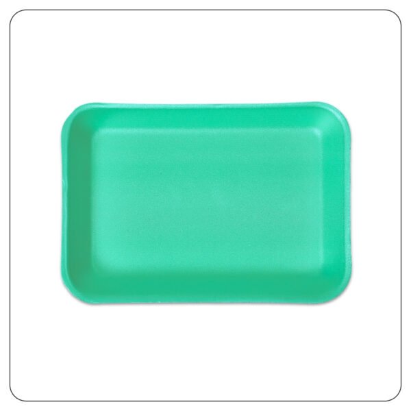 Meat Foam Tray Green 4P - Image 2
