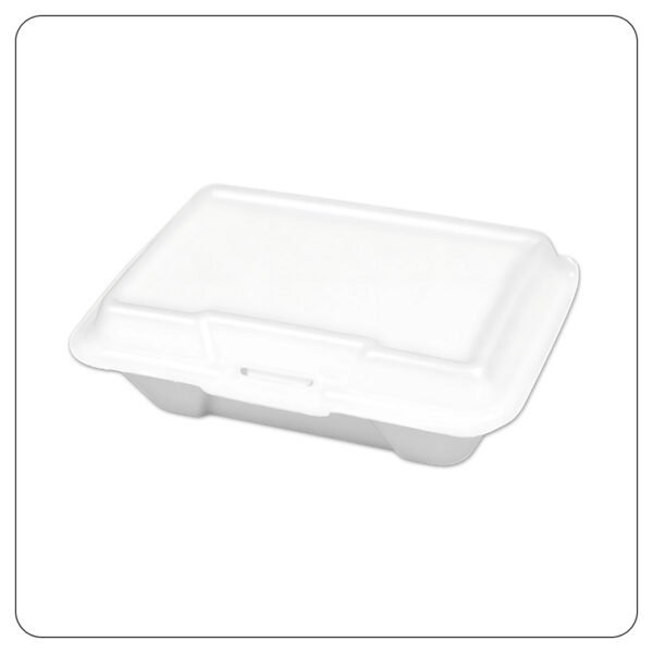9 3/16" x 1/2" x 2 7/8"  /  1 Compartment Foam Containers
