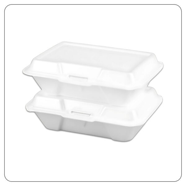 9 3/16" x 1/2" x 2 7/8"  /  1 Compartment Foam Containers - Image 2