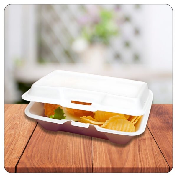 9 3/16" x 1/2" x 2 7/8"  /  1 Compartment Foam Containers - Image 4