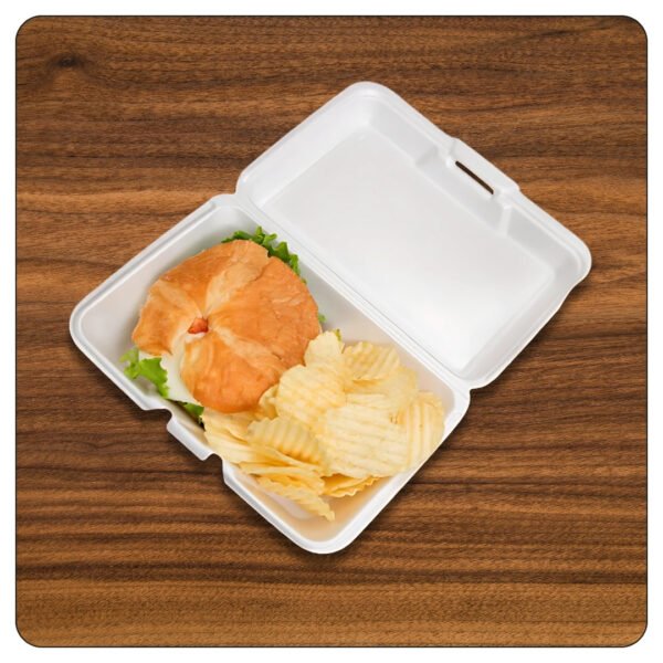 9 3/16" x 1/2" x 2 7/8"  /  1 Compartment Foam Containers - Image 5