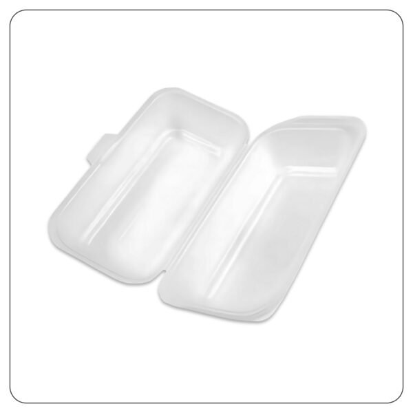10x5x3  Foam Hinged Lid Hot Dog Container - Image 3