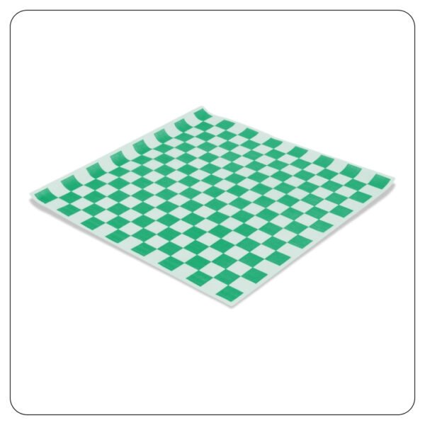 12" x 12" Green Check Deli Sandwich Wra - Image 2