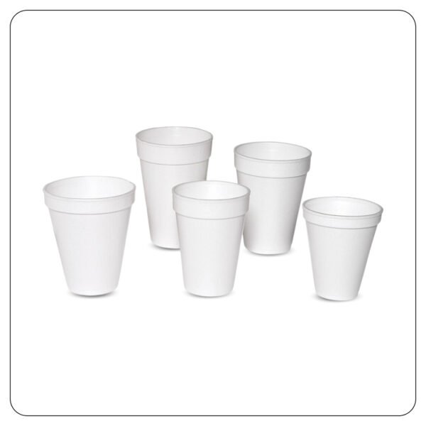 Cup 12 Oz Polystyrene Foam White - Image 2