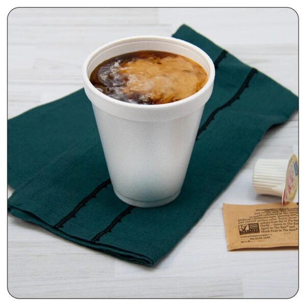 Cup 12 Oz Polystyrene Foam White - Image 5