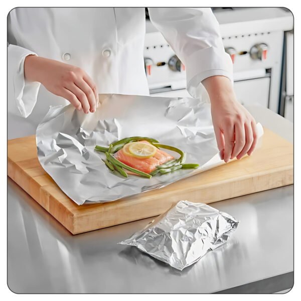 Heavy Duty Aluminum Foil 18x500 Mic (Metal Cutter) Roll - Image 5