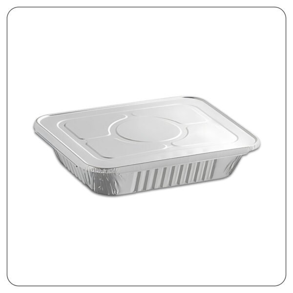 1/2 Size Heavy-Duty Foil Steam Table Pan Deep 2 9/16" Depth With Lid