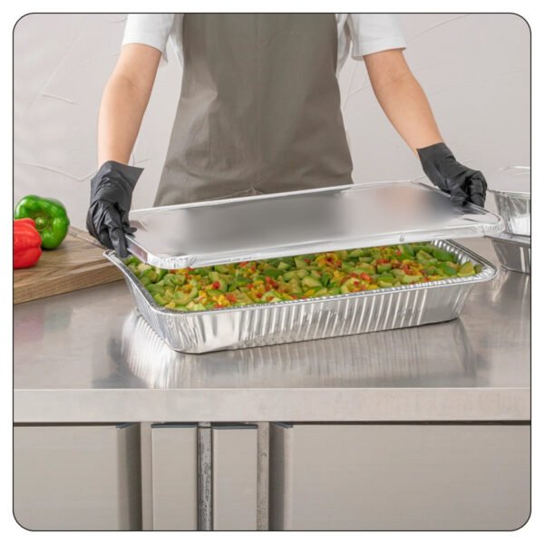 Aluminum Half Pan Lid Steam Table - Image 5