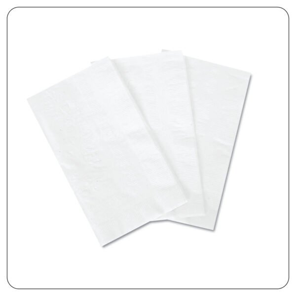 White 2-Ply Dinner Napkin 17" x 15" - Image 2