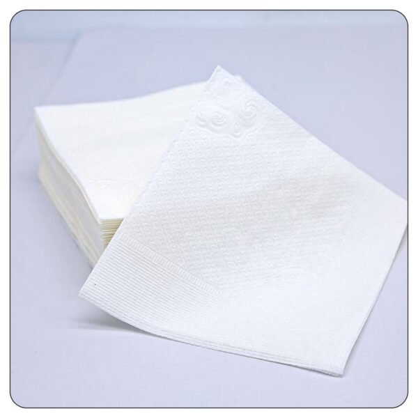 Lunch Napkin Wht 1ply 12x12 1/4 Fold 6m / Cs - Image 4