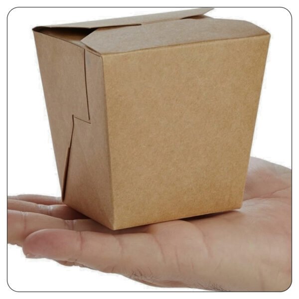 16 Oz. Kraft Microwavable Paper Take-Out Container - Image 3