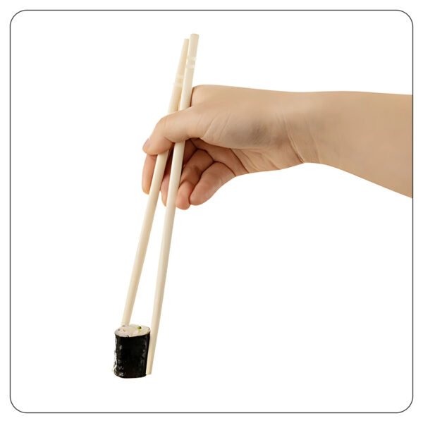 9" Bamboo Round Chopsticks - Image 3